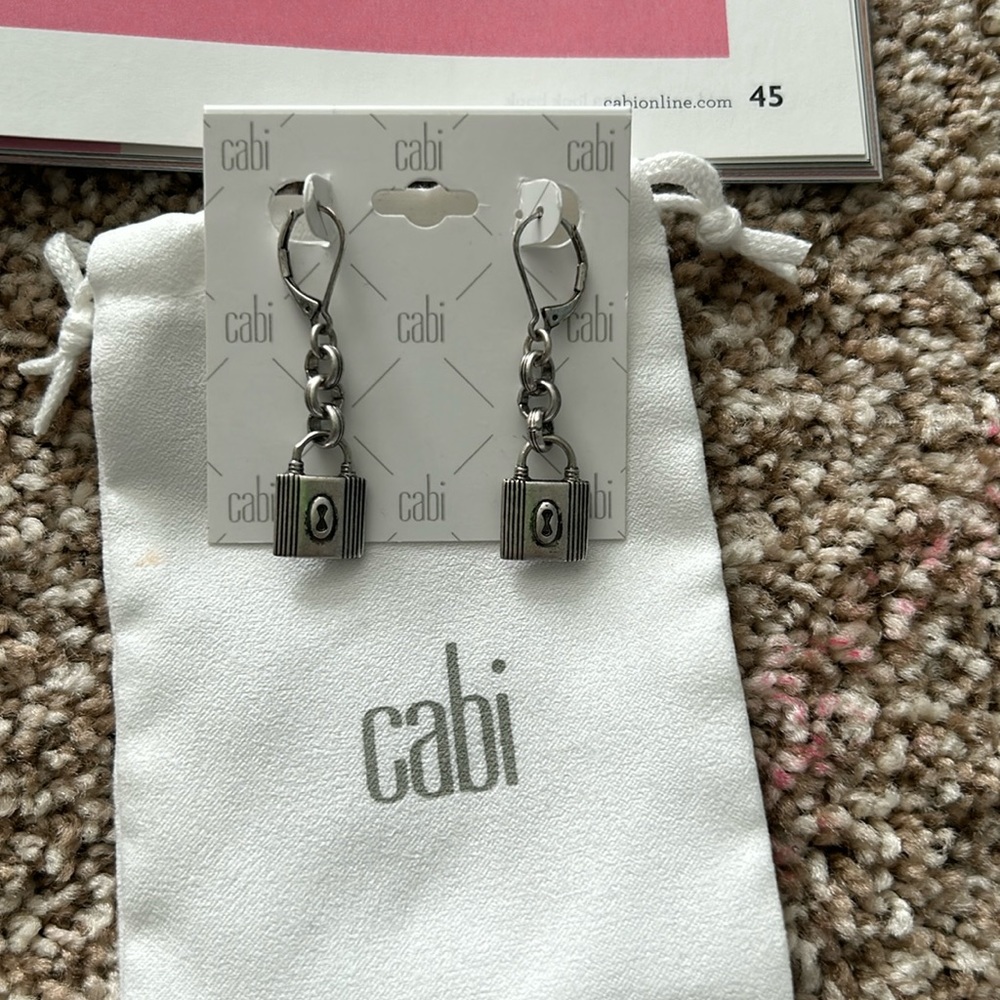 Cabi Lock-it earrings